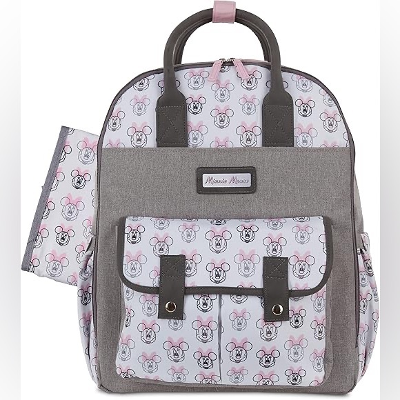 Disney Minnie Mouse Baby Diaper Bag Backpack - Picture 1 of 16